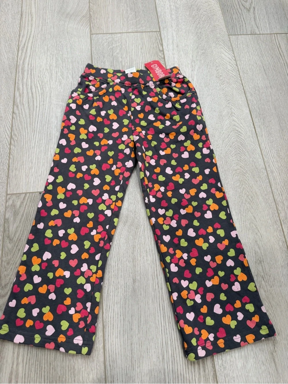 Gymboree Pants with Multicolor Heart Print